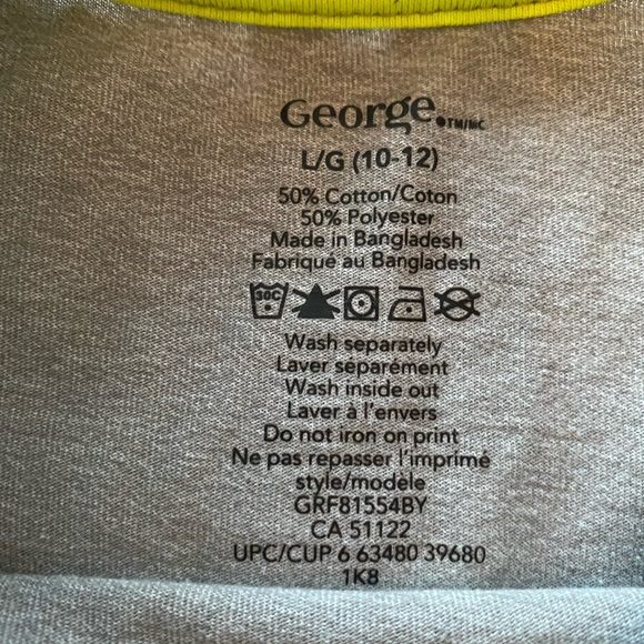 GEORGE long sleeve tee kids size 12 - Picture 2 of 3
